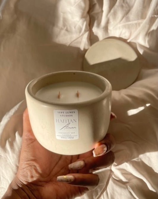 Haitian Avwan Coconut Soy Wax Candle