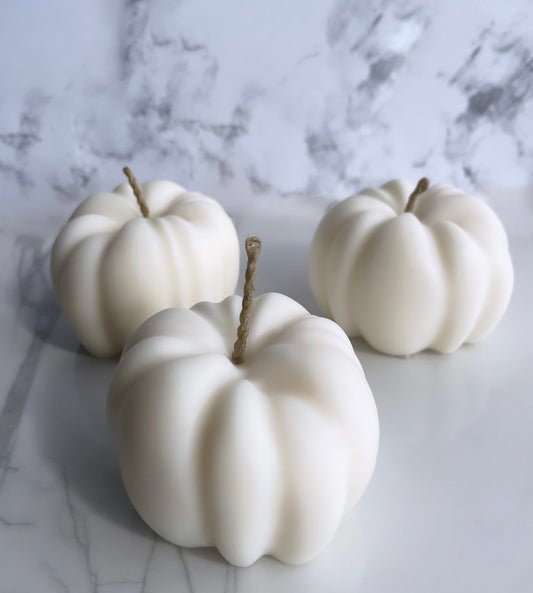 Mini Pumpkin Fall Candles Set