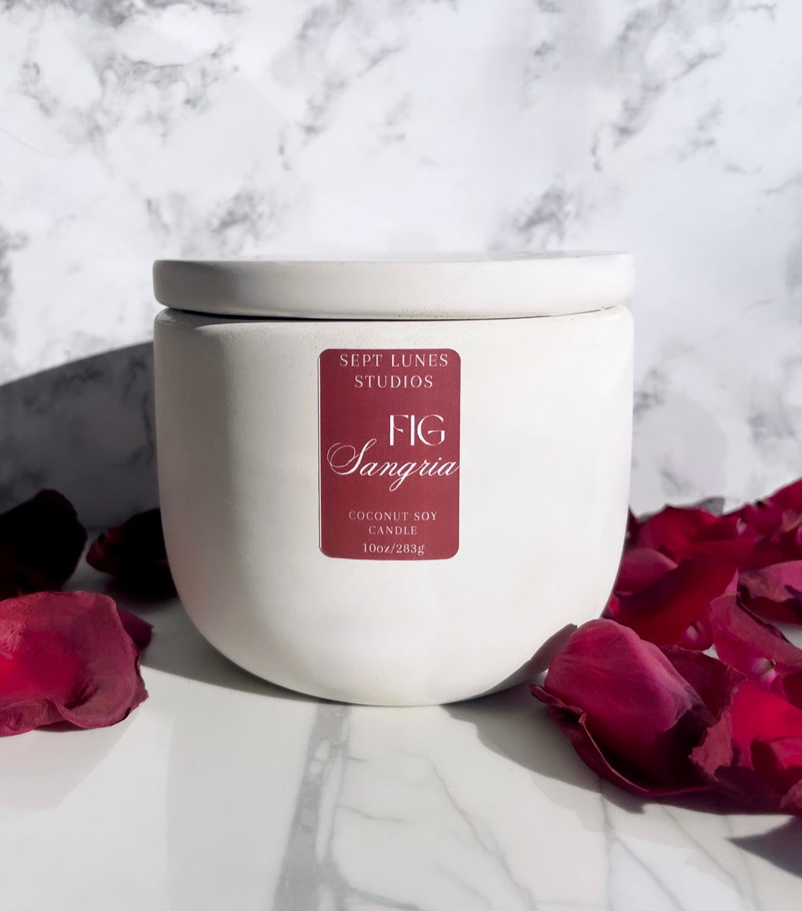 Fig Sangria Coconut Soy Wax Candle | Fall Collection