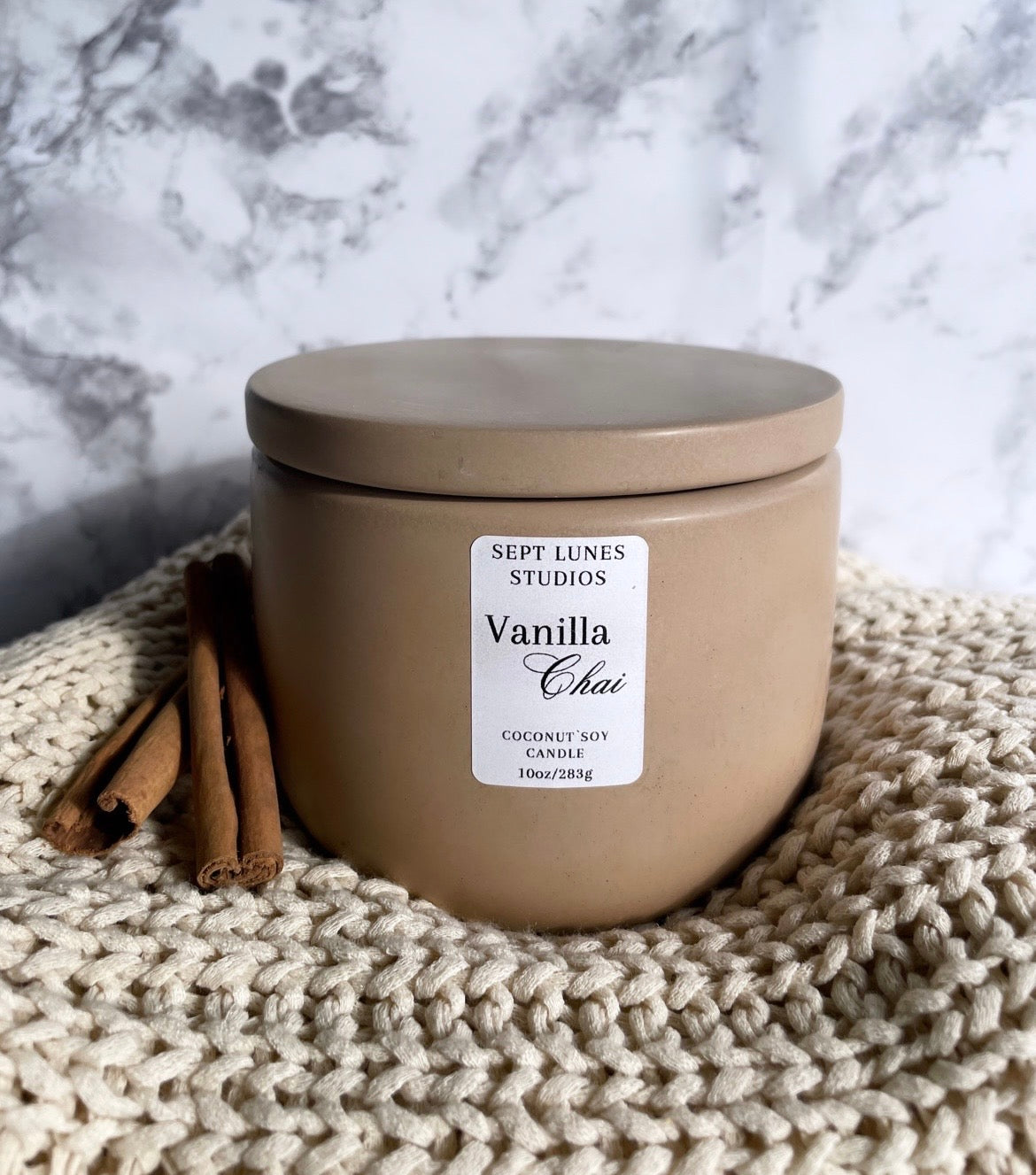 Vanilla Chai Coconut Soy Wax Candle | Fall Collection