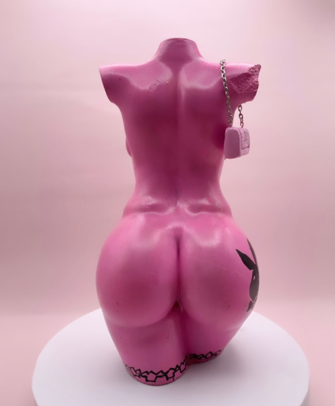 Burn Book Inspired Torso Statue | Unofficial Mean Girls One of a Kind Pink Sculpture